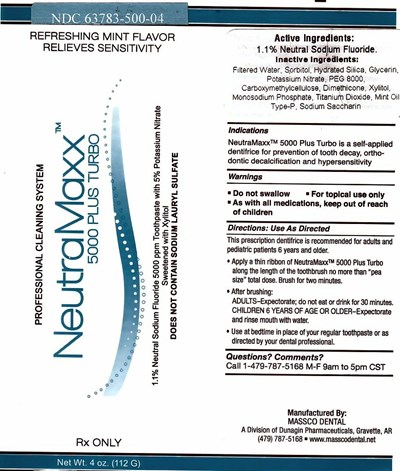 Neutramaxx 5000 Plus Turbo Label (Massco Neutramaxx 5000 Plus Label)